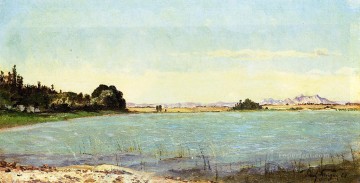ポール・ギグー Painting - 南フランスの湖の風景 ポール・カミーユ・ギグー